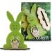 Karte mit Holz-/Filzfigur - Hase, Goodies aus Filz Werbung