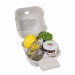 Le plaisir en boîte - avec des pots en argile et des bougies aux oeufs Geschäftsgeschenk
