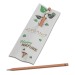 Bleistift in einer Karte aus Saatpapier - Mohnblume 4/4-c Geschäftsgeschenk