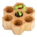 Pot cube Hexagon avec graines - Bulbes de trèfle à 4 feuilles Geschäftsgeschenk
