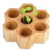 Pot cube Hexagon avec graines - Bulbes de trèfle à 4 feuilles Geschäftsgeschenk