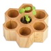 Pot cube Hexagon avec graines - Bulbes de trèfle à 4 feuilles Geschäftsgeschenk