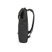 Rucksack aus recyceltem PU, Roll-Top-Rucksack Werbung