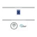 Stylo en aluminium recyclé et mine HB, stylo inclassable Werbung