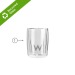 Verre à boire à double paroi, 80ml, verrine Werbung