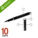 HEXA, stylo roller STOCK, stylo roller Werbung