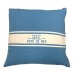 Coussin de plage toile de fouta recyclée 40x40cm, coussin Werbung