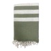 Fouta éponge 200x100cm en coton recyclée, Fouta Werbung