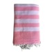 Fouta éponge 200x100cm en coton recyclée, Fouta Werbung