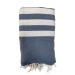 Fouta éponge 200x100cm en coton recyclée, Fouta Werbung