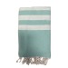 Fouta éponge 200x100cm en coton recyclée, Fouta Werbung