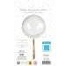 Bubble ballon 40cm avec plumes blanches tassel 45cm foil Or, accessoire de fête et de déguisement Werbung