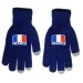 Paire de gants tactiles supporter France Geschäftsgeschenk