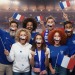 Moustache bleu blanc rouge France, accessoire de fête et de déguisement Werbung