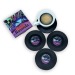 Pack de 4 sous-verres en vinyle 100% personnalisables, sous-verre et sous-bock Werbung