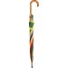 Parapluie automatique arc-en-ciel en bois 23 en polyester 190T, parapluie automatique Werbung