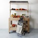 chariot shopping bistrot 2 roues, 2-fois assorti, poussette à marché ou cabas à roulettes Werbung