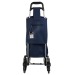 chariot 6 roues polyester, 2-fois assorti, poussette à marché ou cabas à roulettes Werbung
