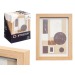 cadre photo mural en bois naturel 15x20cm Geschäftsgeschenk