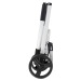 chariot shopping pliable alu gain de place 39l, poussette à marché ou cabas à roulettes Werbung