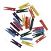 Bois pince à linge, FSC 100%, coloré, 24 pièces Geschäftsgeschenk
