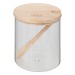 Sucrier verre et bois 0,4L hermet, transparent Geschäftsgeschenk
