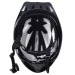 Casque de vélo avec visière amovible gris, casque de vélo Werbung