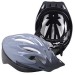 Casque de vélo avec visière amovible gris Geschäftsgeschenk
