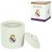 Sucrier avec logo Real Madrid, porcelaine, 7cm Geschäftsgeschenk