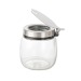 Sucrier en verre avec couvercle en acier 250ml, sucrier Werbung