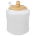 Sucrier en porcelaine blanche avec cuillère WHITEL Geschäftsgeschenk