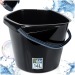 Seau en plastique noir 14L Geschäftsgeschenk