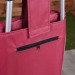 Chariot de courses avec sac, bordeaux, 30 l, poussette à marché ou cabas à roulettes Werbung