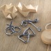 3 Metall-Puzzles, chinesisches Puzzle und Geduldsspiel Werbung