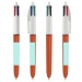 BIC® 4 Couleurs Fine bille Lanyard, stylo cordon tour de cou Werbung