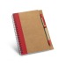 Miniaturansicht des Produkts Recycelter B6-Notizblock mit Stift 2