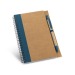 Miniaturansicht des Produkts Recycelter B6-Notizblock mit Stift 1