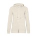 B&C Organic Zipped Hood /Women - Women's Organic Zipped Hoody - Weiß Geschäftsgeschenk