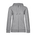 B&C Organic Zipped Hood /Women - Women's Organic Zipped Hoody - Weiß, Textilien B&C Werbung