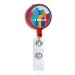 Namensschild: Ausziehbarer Namensschildhalter, Namensschildhalter Werbung