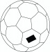 Ballon de foot anti stress "Kick off", balle anti-stress Werbung