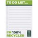 Bloc-notes A6 recyclé Desk-Mate®, bloc-notes Werbung