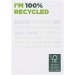 Bloc-notes A7 recyclé Desk-Mate®, bloc-notes Werbung