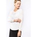 Krepp-Bluse mit langen Ärmeln, Frau - kariban Geschäftsgeschenk