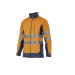Zweifarbige Softshell-Jacke mit hoher Sichtbarkeit VELILLA Geschäftsgeschenk