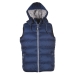 Bodywarmer Daunenjacke Frau mit Kapuze Geschäftsgeschenk