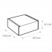 Boîte d'expédition kraft 20x15x9cm, Boîtes d\'envoi éco kraft Werbung