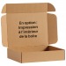 Boîte d'expédition kraft 24x19x2cm Geschäftsgeschenk