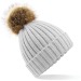 Strickmütze mit Bommel Geschäftsgeschenk
