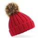 Strickmütze mit Bommel Geschäftsgeschenk